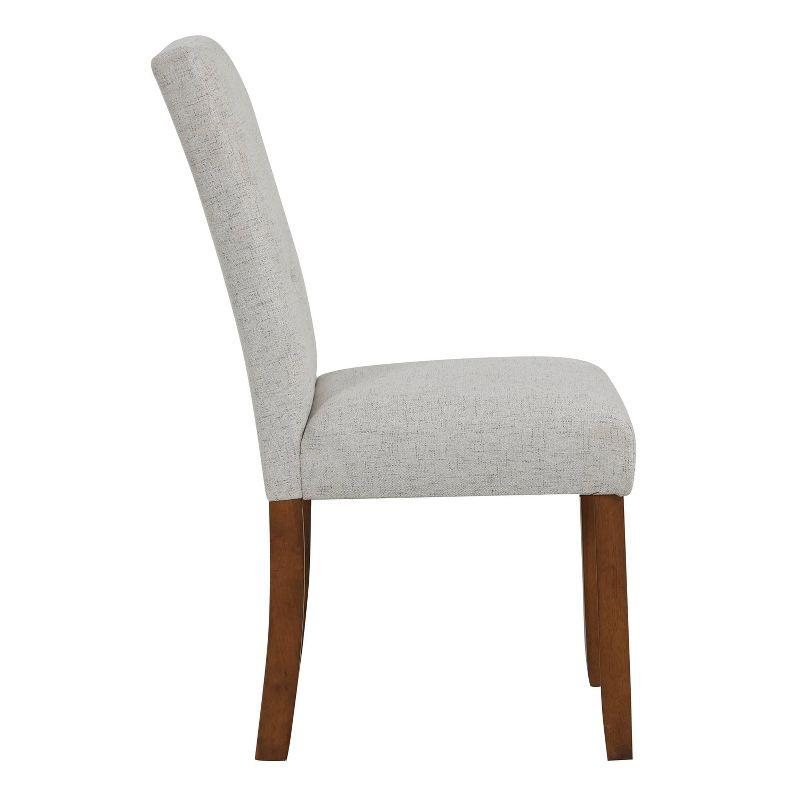 HomePop Set of 2 Tufted Back Dining Chairs Plywood Frame, Capacity