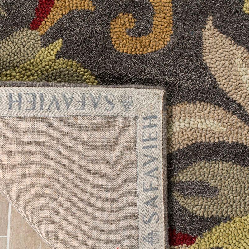 Jardin JAR459 Hand Tufted Area Rug - Dark Grey/Multi - 4'x6' - Safavieh.