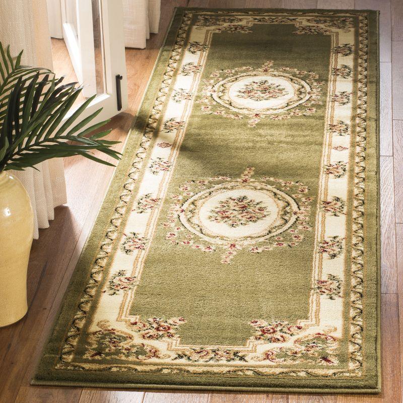 Lyndhurst LNH218 Power Loomed Accent Rug - Sage/Ivory - 2'3"x4' - Safavieh