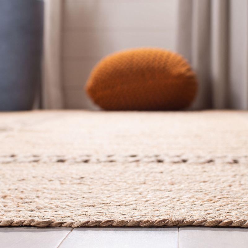 Hand-Knotted Sisal & Jute Natural Beige Runner Rug - 2'6" X 8'