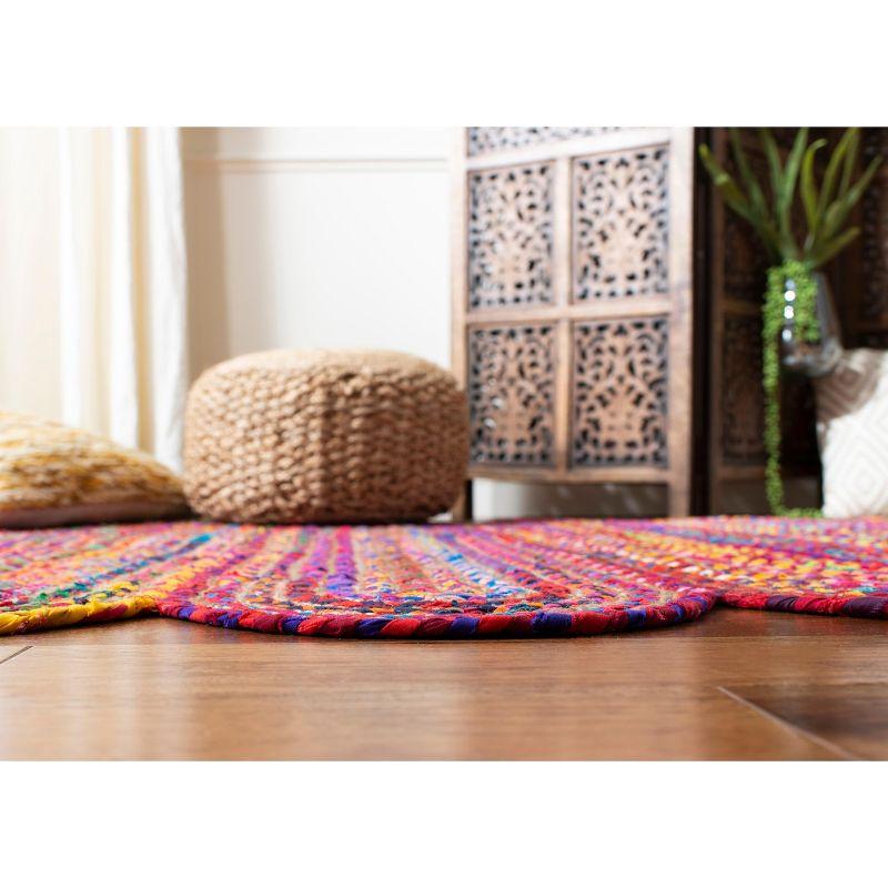 Cape Cod CAP208 Woven Indoor Area Rug - Red/Multi - 5'x8' - Safavieh
