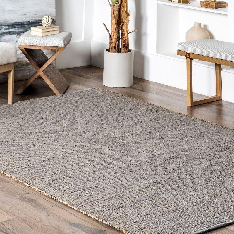 Nuloom Elfriede Farmhouse Jute Blend Indoor Area Rug