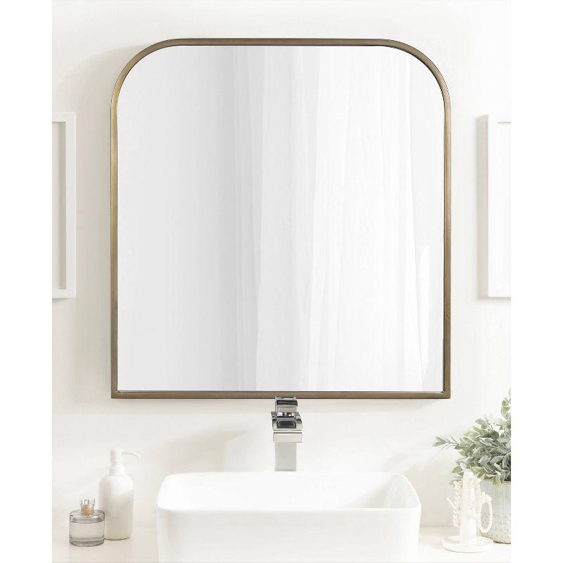 Sherman Metal Flat Wall Mirror