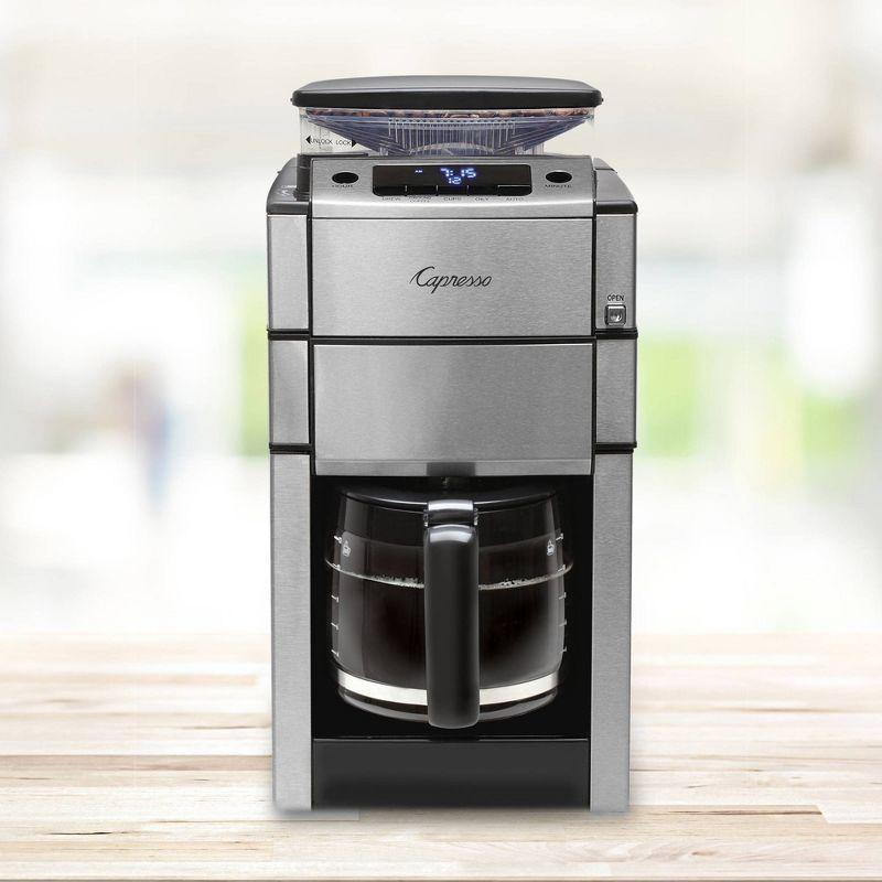 Capresso Team Pro Plus 12-Cup Coffee Maker with Glass Carafe