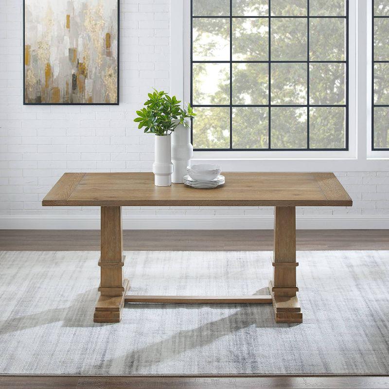 Joanna Rustic Brown Reclaimed Wood Farmhouse Dining Table