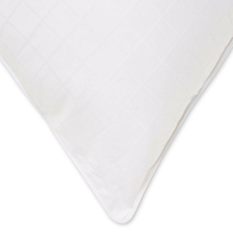 Ella Jayne Hypoallergenic Cotton Mesh Gusseted Standard Pillow