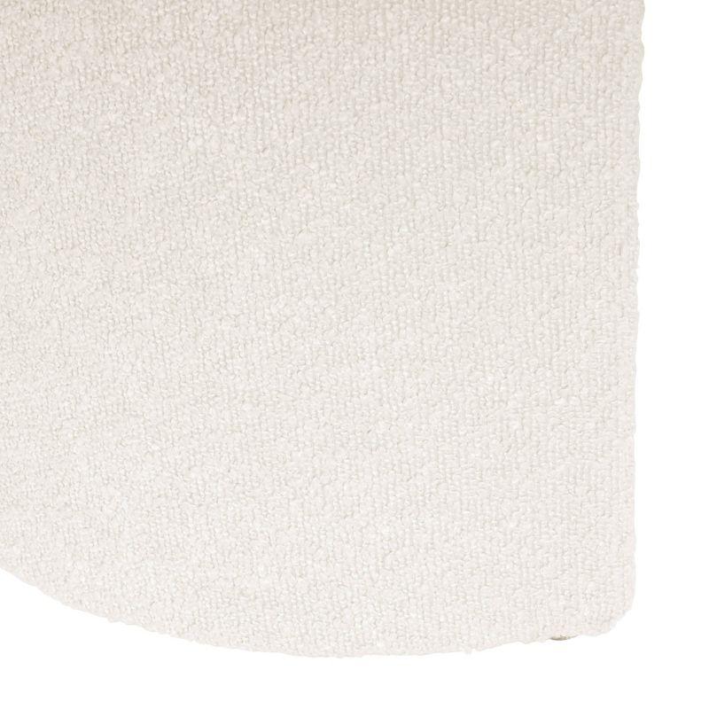 Quinn Ottoman Cream Boucle - HomePop