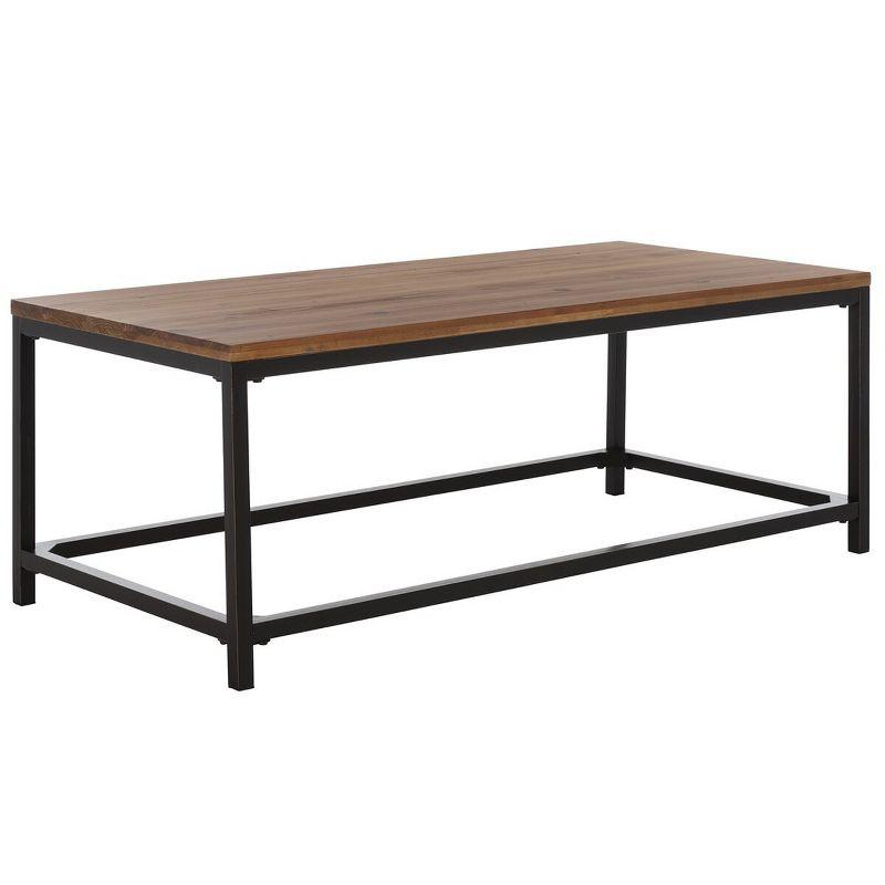 Alec Coffee Table - Brown Pine - Safavieh