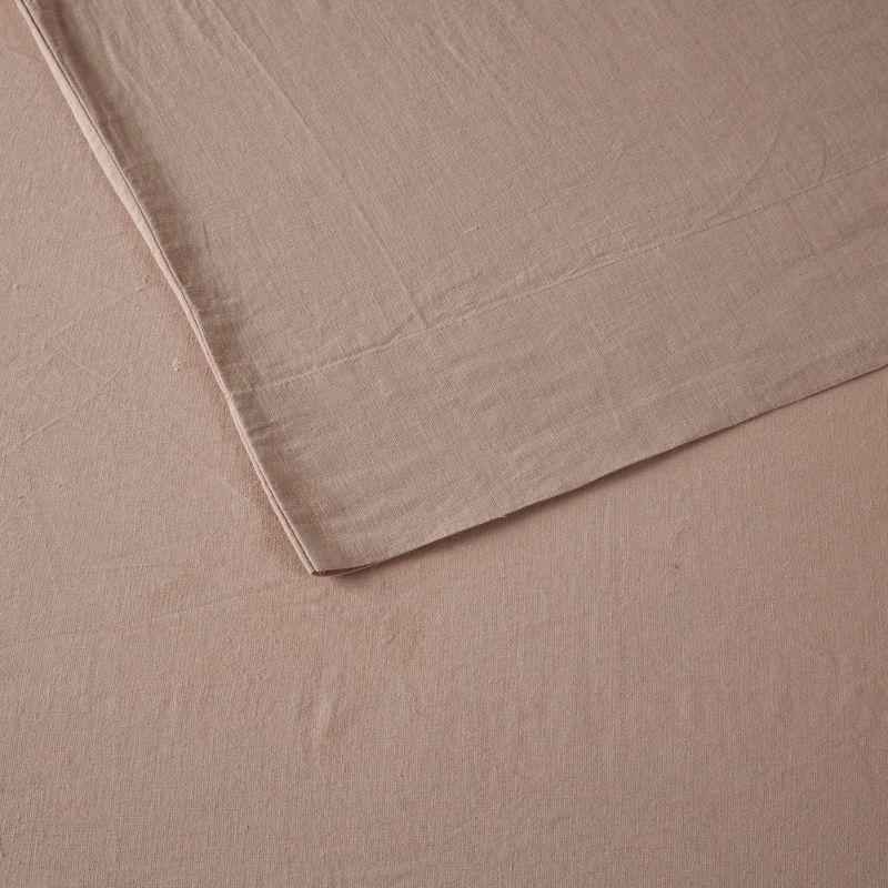 Linen Blend 4 Piece Sheet Set