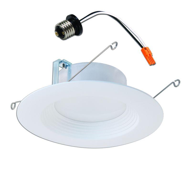 Halo Matte White 5-6 in. W LED Retrofit Recessed Lighting