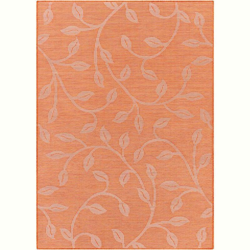 Mark & Day Broekhorn 2'6"x4' Rectangle Woven Indoor and Outdoor Area Rugs Bright Orange