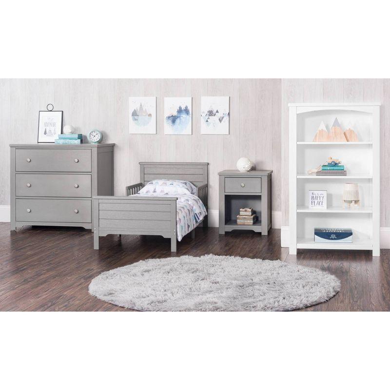 Harmony Matte White Adjustable Kids' Bookshelf for Toys and Books