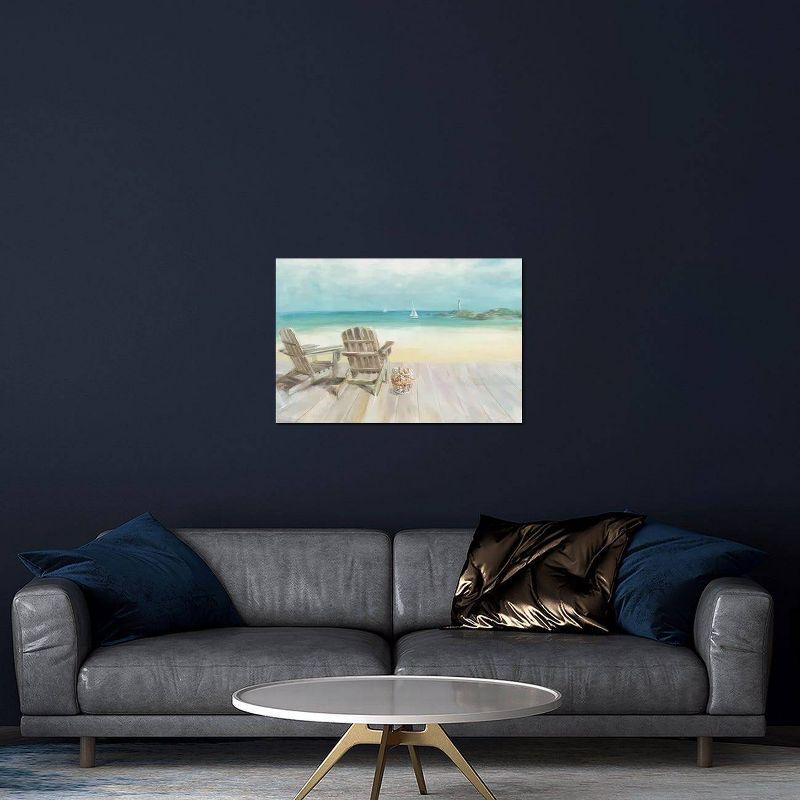 Seaside Morning No Window by Danhui Nai Unframed Wall Canvas - iCanvas