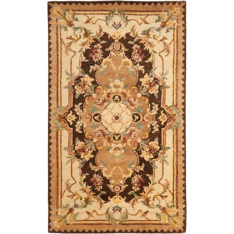 Empire EM823 Hand Tufted Indoor Accent Rug - Brown/Beige - 3'x5' - Safavieh
