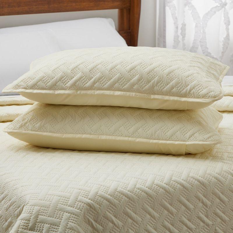 Cosy House Collection Luxury Rayon Derived from Bamboo 3-Piece Quilt Set