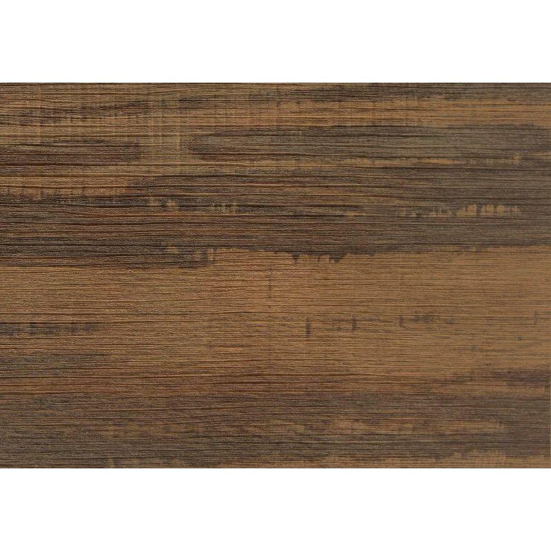 Monarch Specialties Accent Table, C-shaped, End, Side, Snack, Living Room, Bedroom, Brown Laminate, Black Metal, Contemporary, Modern