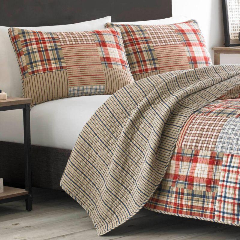 Hawthorne Reversible Quilt Set Brown - Eddie Bauer