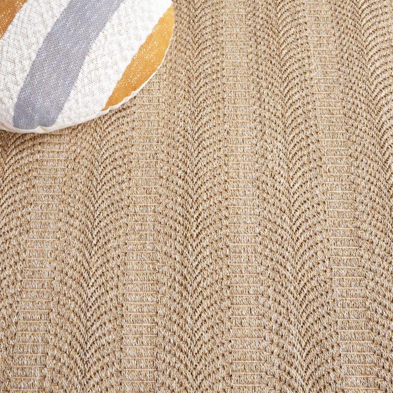 Desert Sand Geometric Sisal 4' x 6' Area Rug