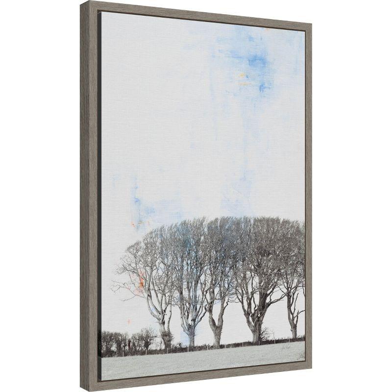 Amanti Art Row of Trees by Deborah Revell Framed Canvas Wall Art