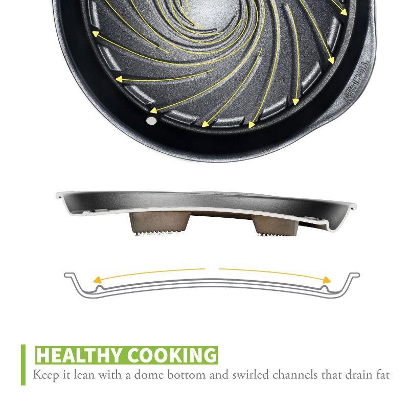 TECHEF Stovetop K-BBQ Non-Stick Grill Pan / Black