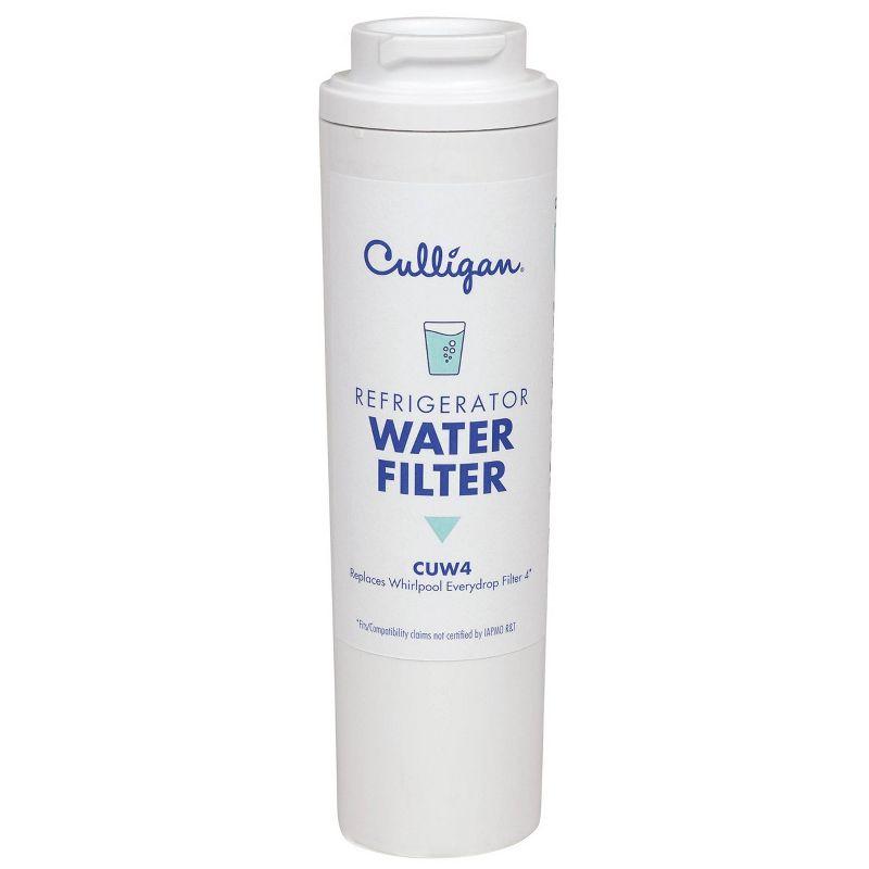 Culligan CUW4 Replacement Whirlpool (EDR4RXD1/WHR4RXD1/KAD4RXD1) Refrigerator Water Filter 4: Filters Odors, Lead, Chlorine