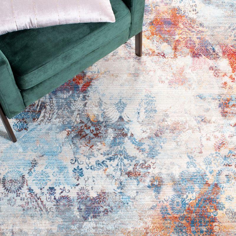 Vintage Persian VTP420 Power Loomed Indoor Runner Rug - Blue/Beige - 2'2"x8' - Safavieh