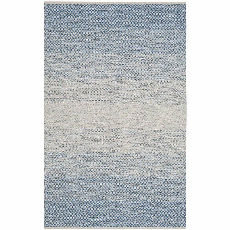 Montauk MTK601 Hand Woven Indoor Area Rug - Blue/Ivory - 6'x9' - Safavieh