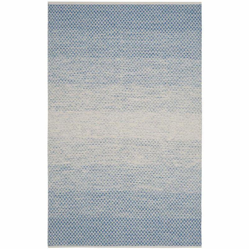 Montauk MTK601 Hand Woven Indoor Area Rug - Blue/Ivory - 6'x9' - Safavieh.