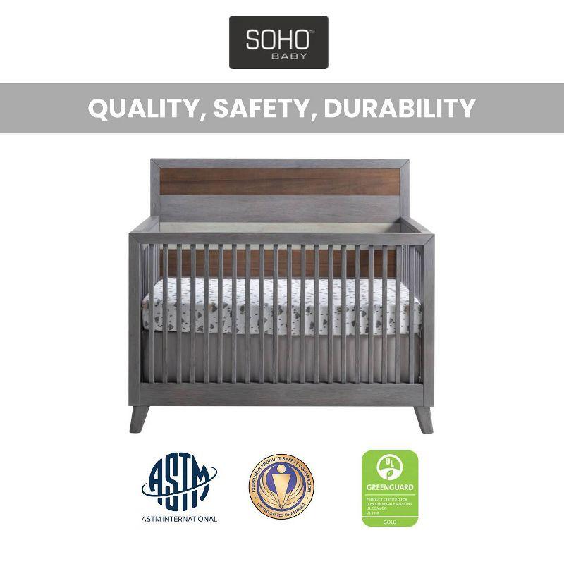 Soho Baby Cascade 4 in 1 Convertible Crib
