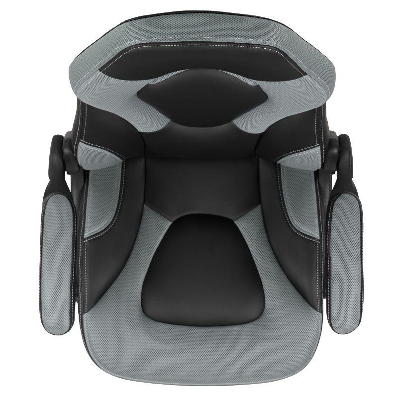 Flash Furniture X10 Gaming Chair Racing Office Ergonomic Computer PC Adjustable Swivel Chair with Flip-up Arms