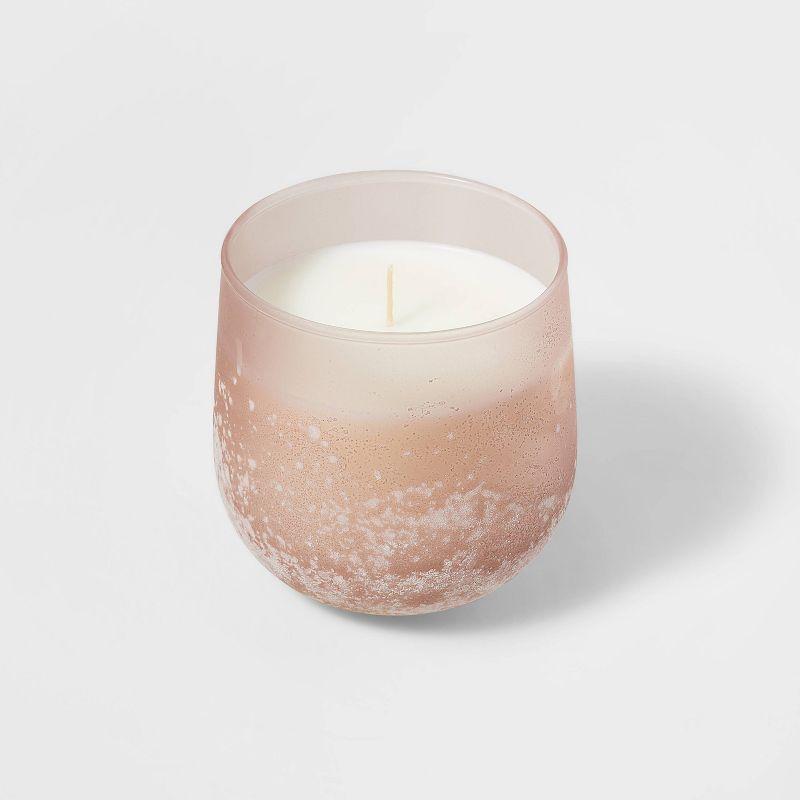 Reflection Salted Glass Wellness Jar Candle Pink 12oz - Casaluna™