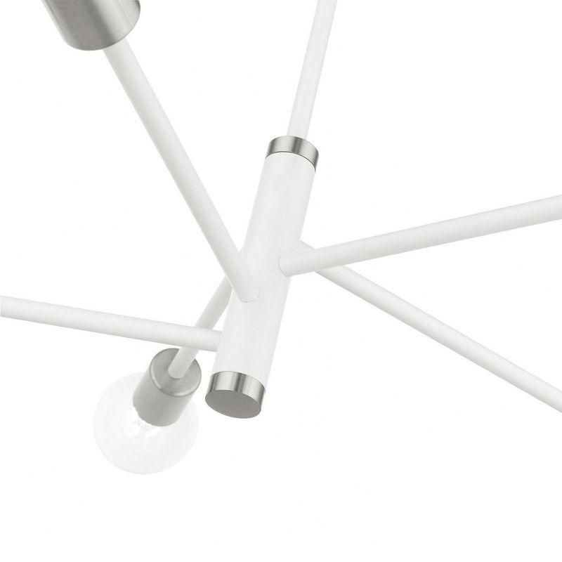 Livex Lighting Bannister 5 - Light Chandelier in  White