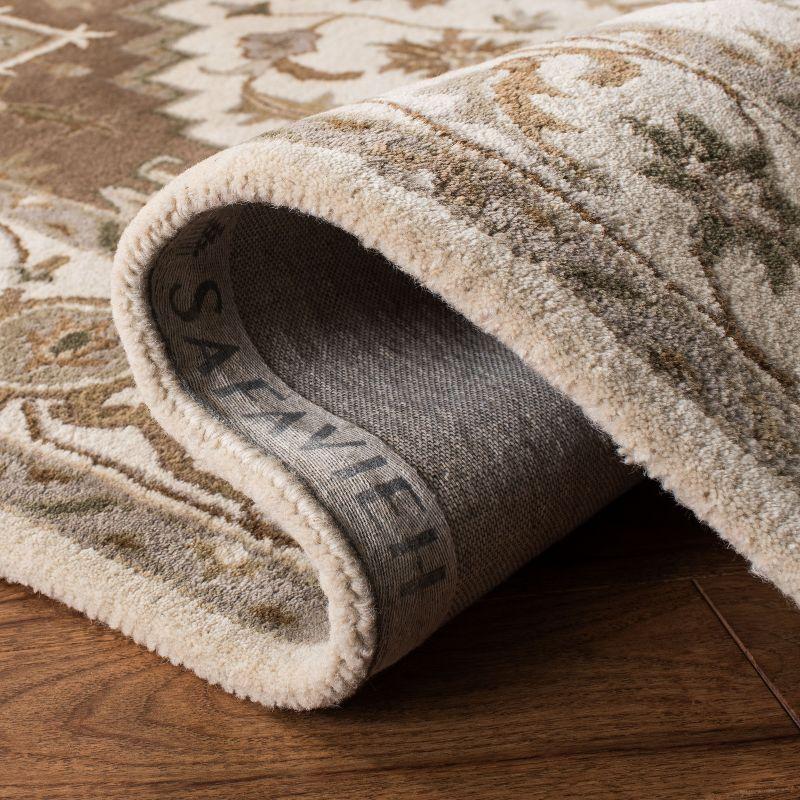 Royalty ROY700 Hand Tufted Indoor Accent Rug - 4'x6' - Beige/Sage - Safavieh