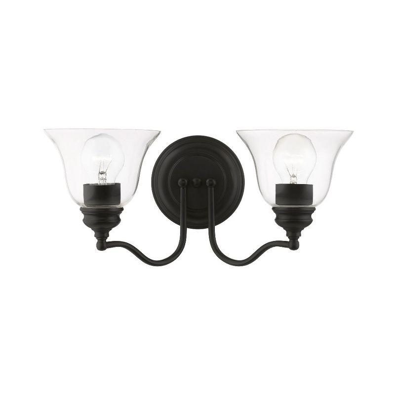 Livex Lighting Moreland 2 - Light Vanity in  Black