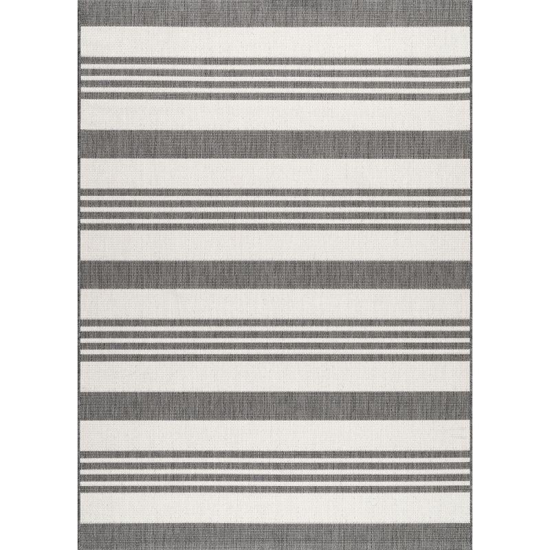 nuLOOM Robin Multi Stripe Indoor/Outdoor Area Rug