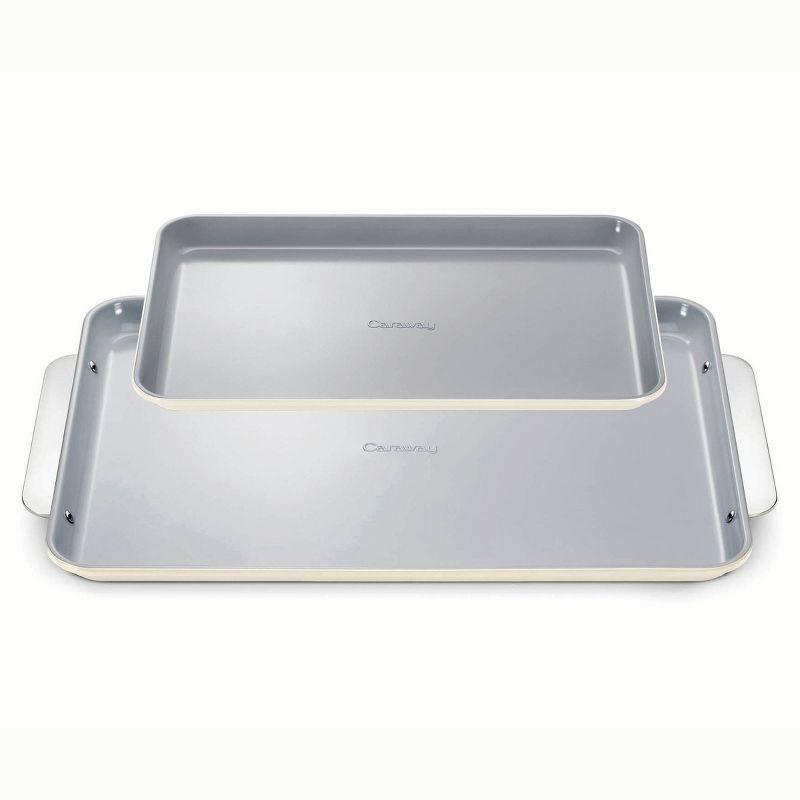 Cream Non-Stick Ceramic Baking Sheet Duo Set