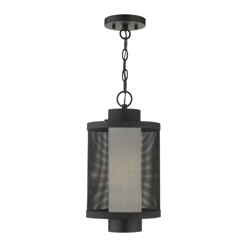 Livex Lighting Nottingham 1 - Light Pendant in  Textured Black