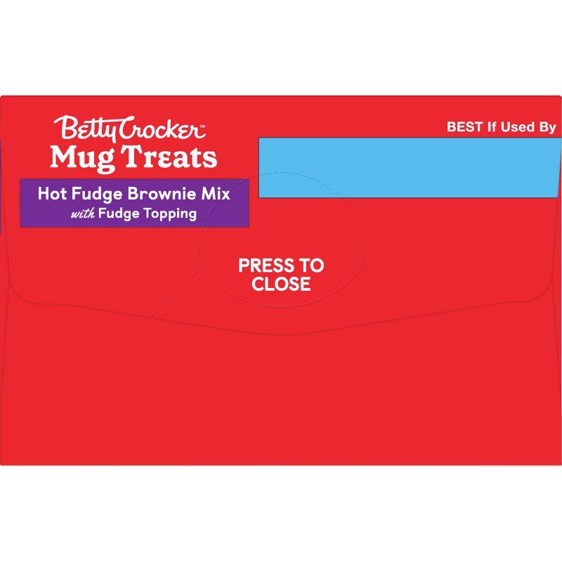 Betty Crocker Mug Treats Hot Fudge Brownie Cake Mix - 13.9oz/4ct