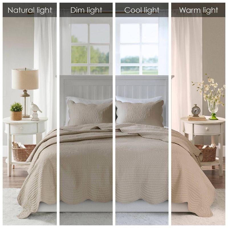 Madison Park Tuscany Scalloped Edge Quilt Set