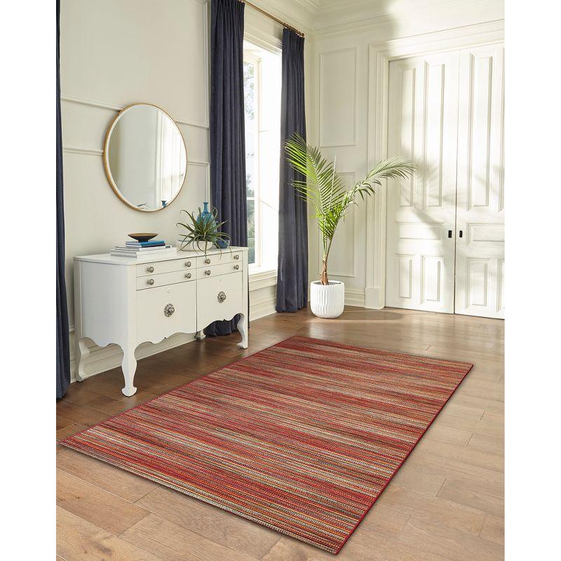 Liora Manne Marina Stripes Indoor/Outdoor Rug Saffron 3'3" x 4'11"
