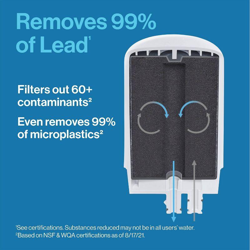 Brita Tap Water Faucet Filtration System - Chrome: Filters Chlorine & Lead, Fits Most Standard Faucets