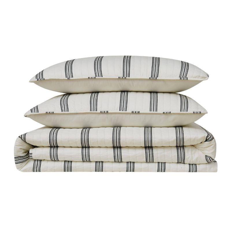 Truly Soft Everyday Millenial Stripe Quilt Set