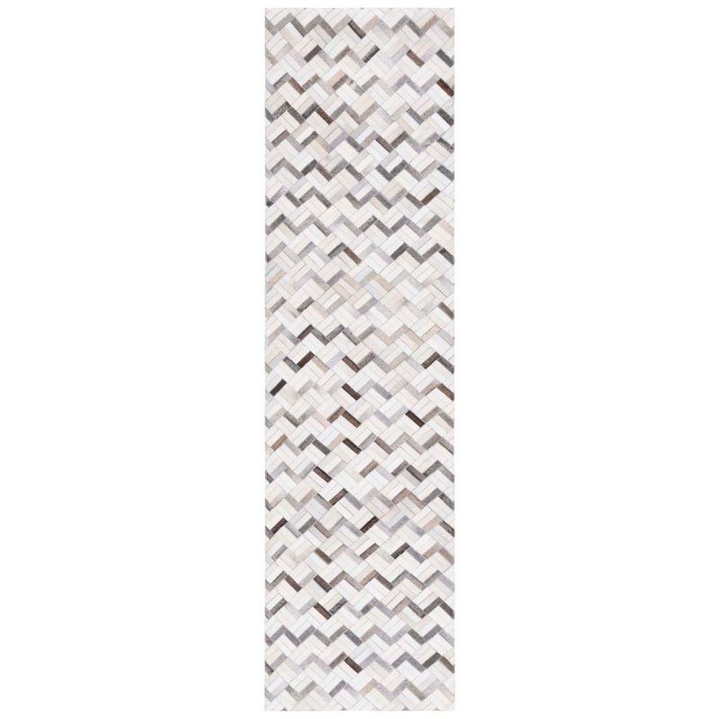 Studio Leather STL235 Power Loomed Runner Rug - Black/Grey - 2'3"x9' - Safavieh.