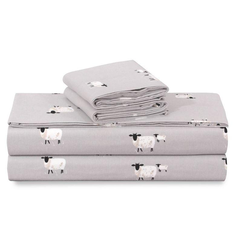 Azores Home 100% Cotton Turkish Flannel Extra Deep Pocket Sheet Set