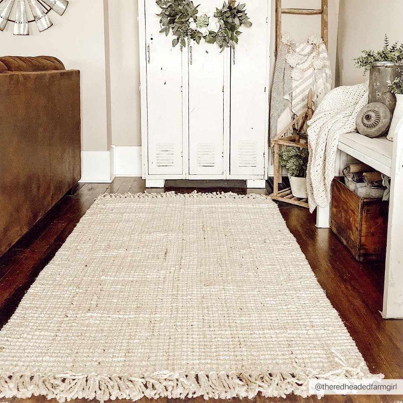 Hauteloom Moncton Handmade Jute/Sisal Beige Area Rug