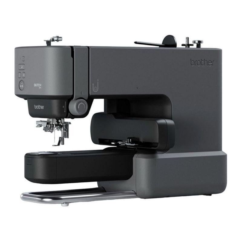 Brother Skitch Single-Needle Embroidery Machine with Colors Thread, and Bobbins