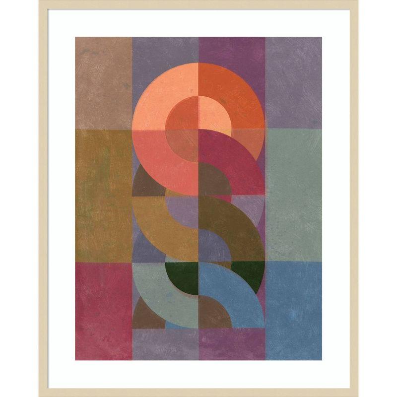 Amanti Art Chainweave II by Victoria Barnes Wood Framed Wall Art Print