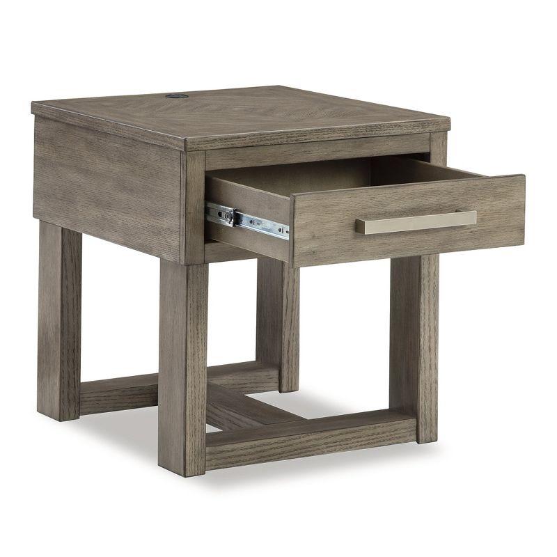 Keithen End Table with Storage