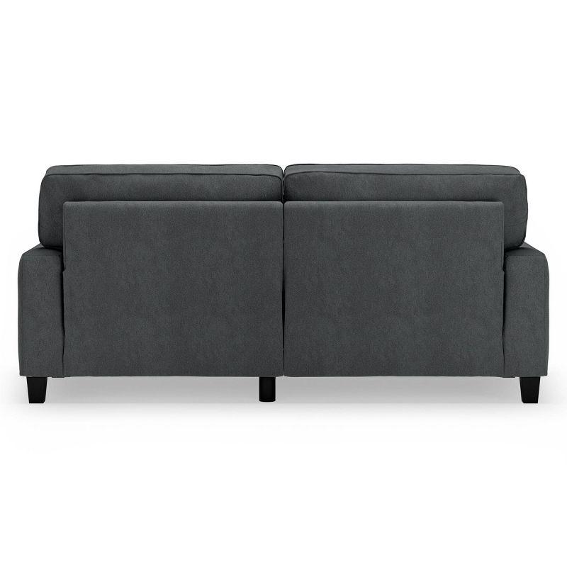 Serta Palisades 78" Track Arm Sofa, Easy Care Fabric, Soft Pillow Back, Pocket Coil Seat Cushions