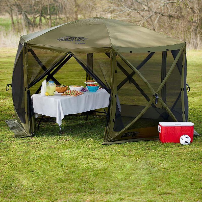 Clam CLAM Quick-Set Pavilion Portable Outdoor Canopy Shelter